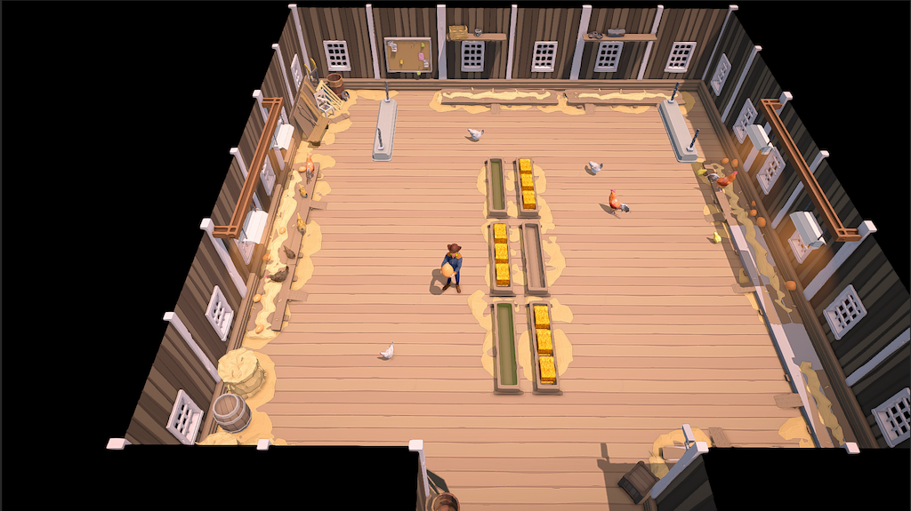 The Ranchers ranching gameplay showing animal care and barn management